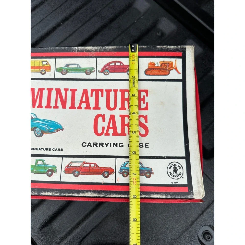 Mattel Miniature Cars Carrying‎ Case Vintage 1966 Matchbox Storage